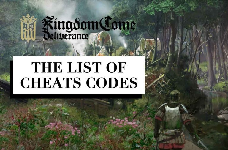 Kingdom Come Deliverance The Cheat Code List (Cheats Codes) Kill The Game