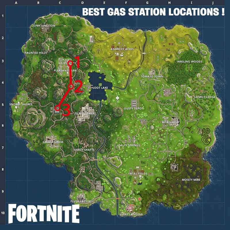 Fortnite Gas Stations Challange Guide Fortnite Challenge Week 5 How To Visit Different Gas Stations In A Single Match Kill The Game