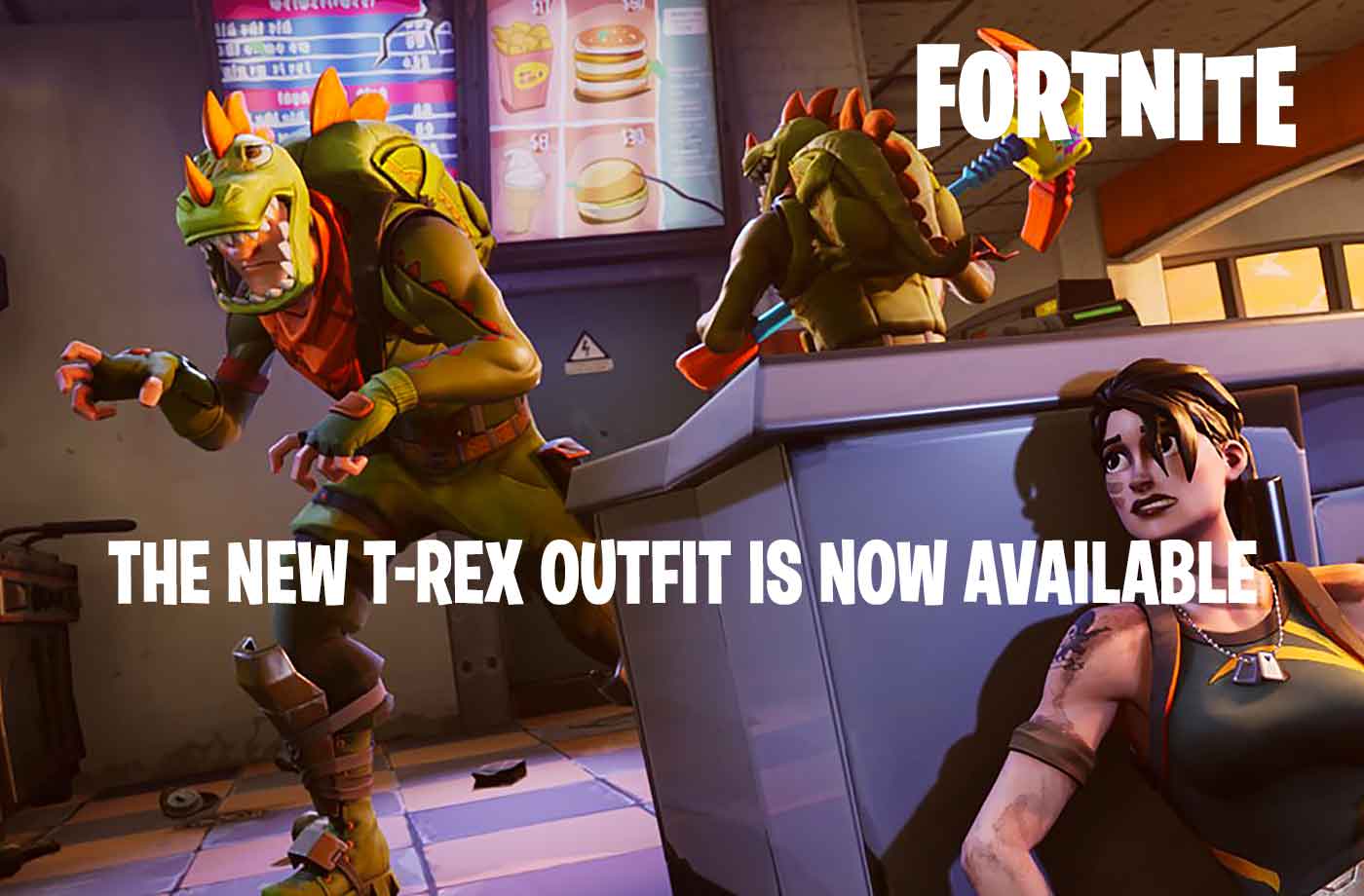 fortnite battle royale the new t rex outfit is now available how to unlock the skin - fortnite rex back bling