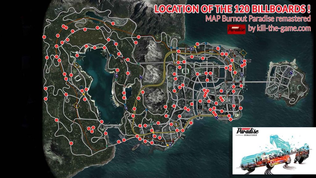 burnout paradise junkyard locations