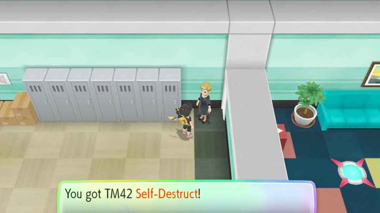 Pokemon Lets Go Pikachu And Eevee Tm 42 Self Destruct
