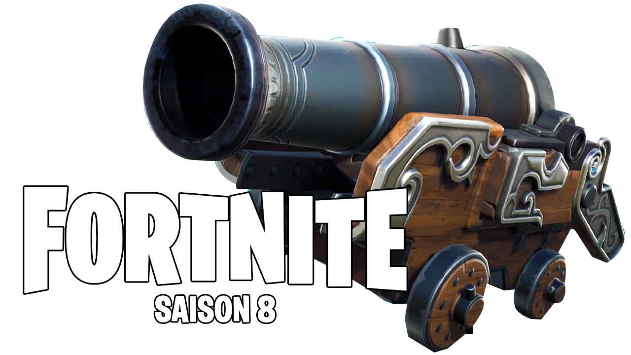 New Update Of 2gb To 15gb For The Launch Of Season 8 Of Fortnite - when you browse the new map of fortnite season 8 you can cross in the way the pirate cannon this new !   weapon allows you to explode enemy constructions and