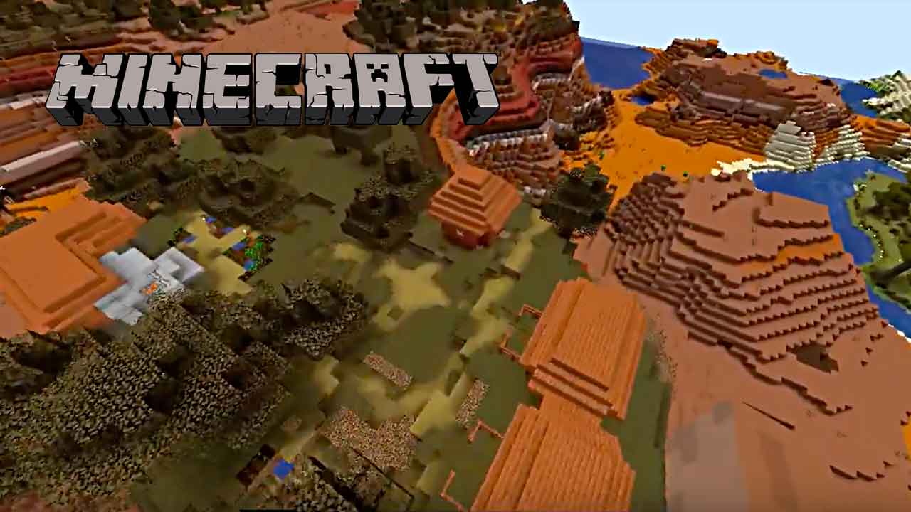 minecraft mesa village