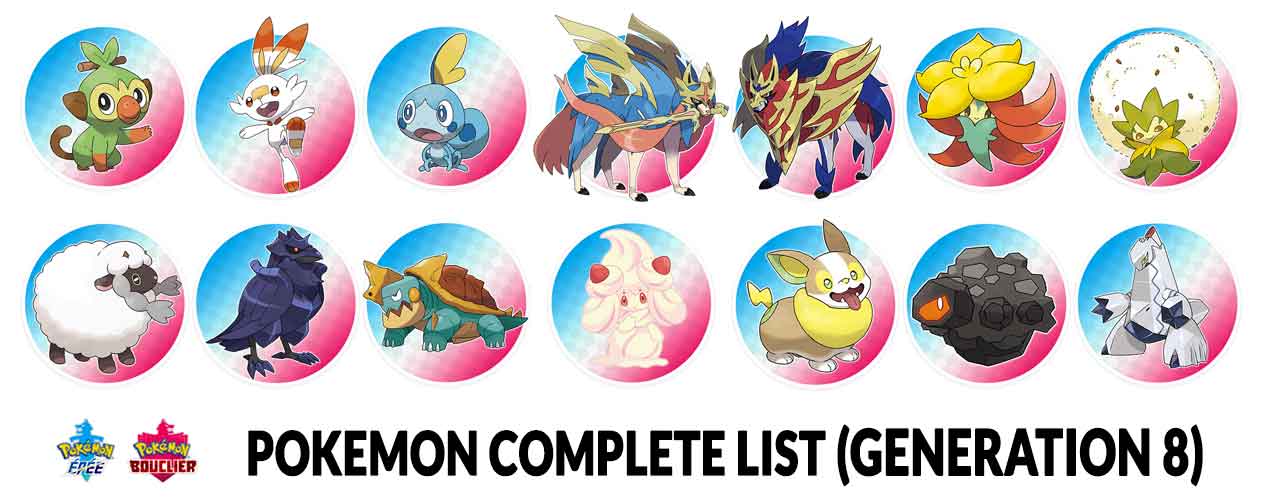 Pokedex Pokemon Sword And Shield The List Of All Pokemon To