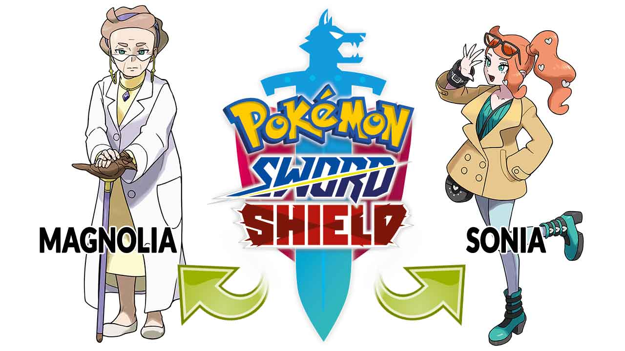 Pokemon Sword And Shield Magnolia And Sonia