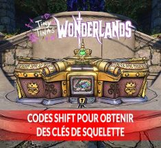 Guide Tiny Tina’s Wonderlands la liste des codes ShiFT pour obtenir des clés squelettes