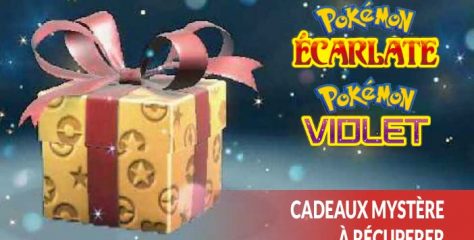Liste complète des Cadeaux Mystère Pokemon Ecarlate & Violet à récupérer